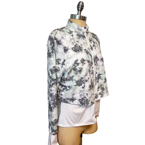Spyder Active Womens Medium Full-Zip Long Sleeve Jacket Abstract Print - Picture 2 of 5
